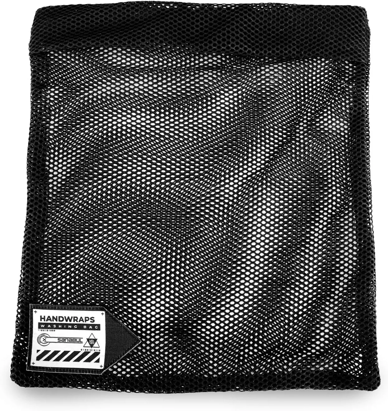 Sanabul Handwrap Laundry Bag Mesh Boxing Glove Hand Wrap Wash Bag with Zipper - Black, Standard