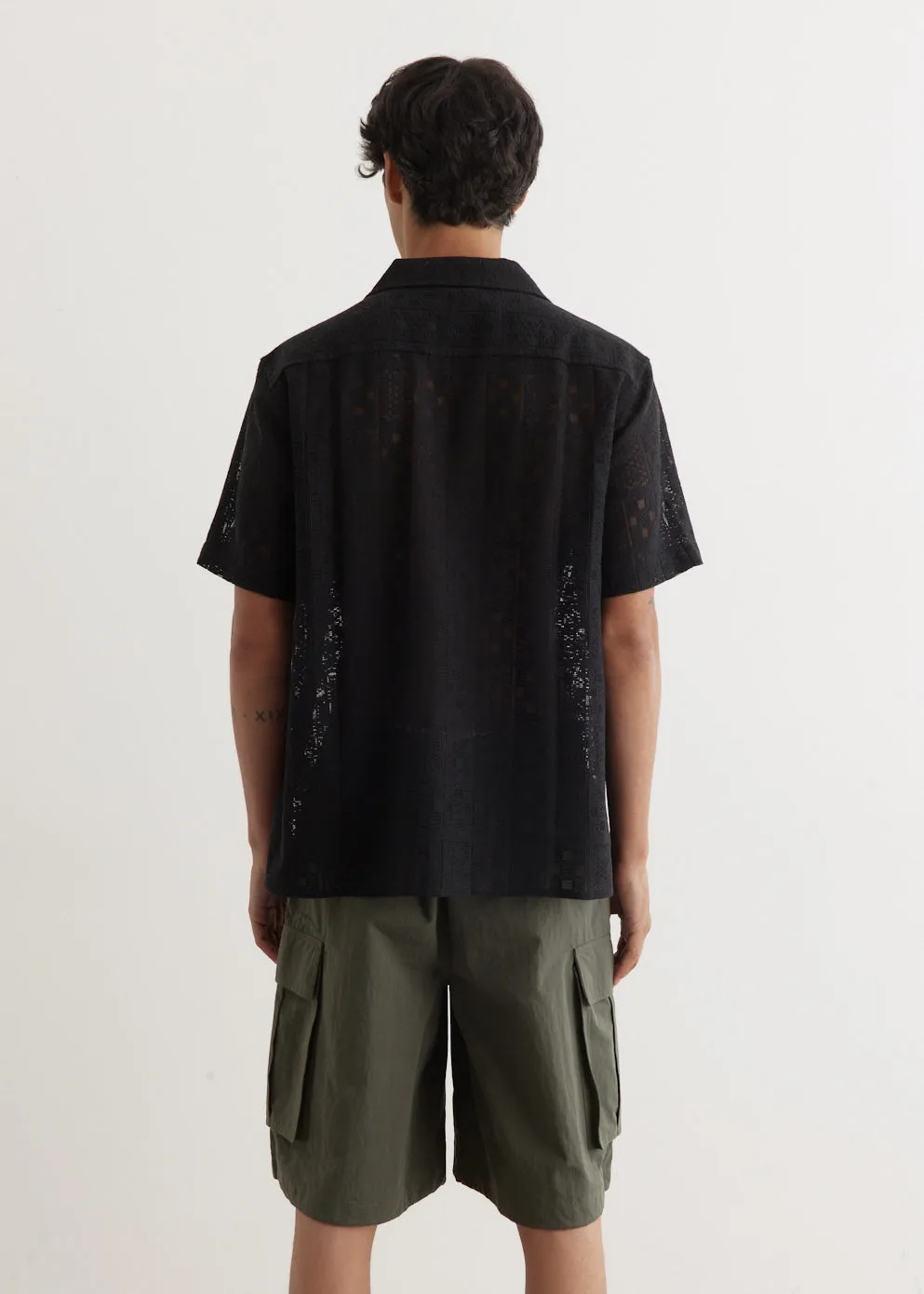 Shard Short Sleeve Camp Collar Shirt