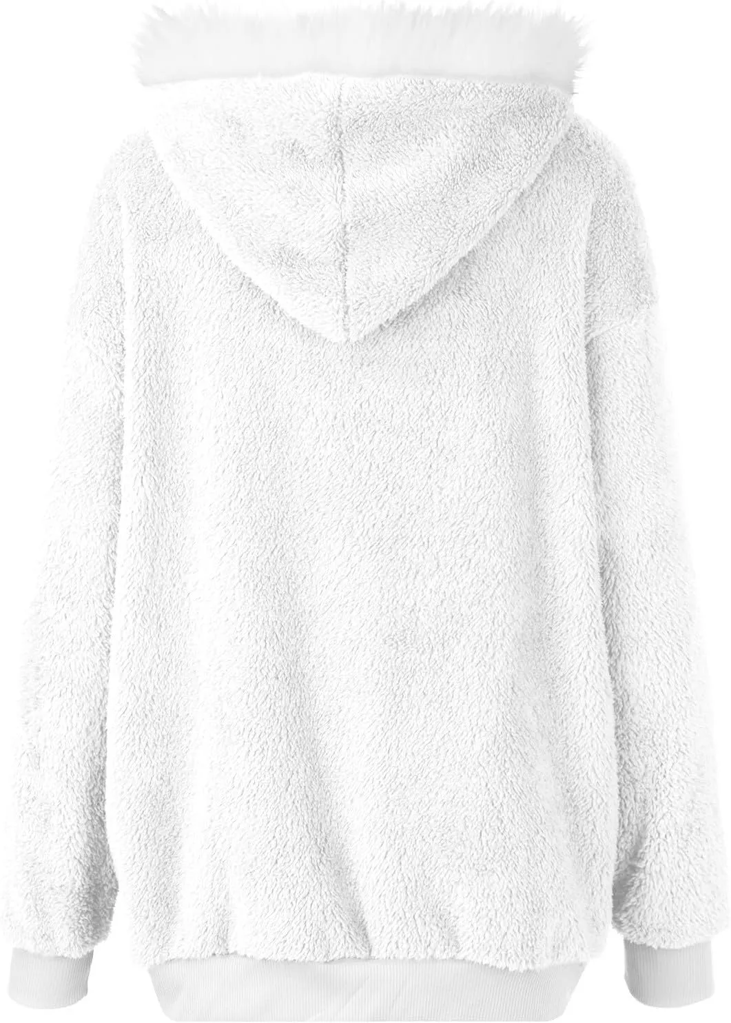 Sherpa Jacket Women Fleece Zip Up Jacket Winter 2024 Trendy Fuzzy Warm Hoodie Outerwear Coat with Pockets