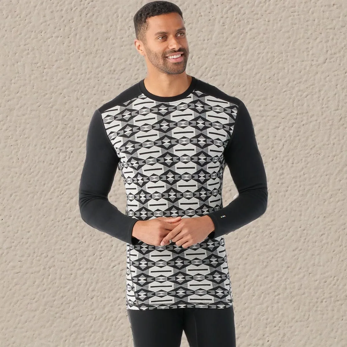 Smartwool Men's Classic Thermal Merino Wool Base Layer Crew (Slim Fit)