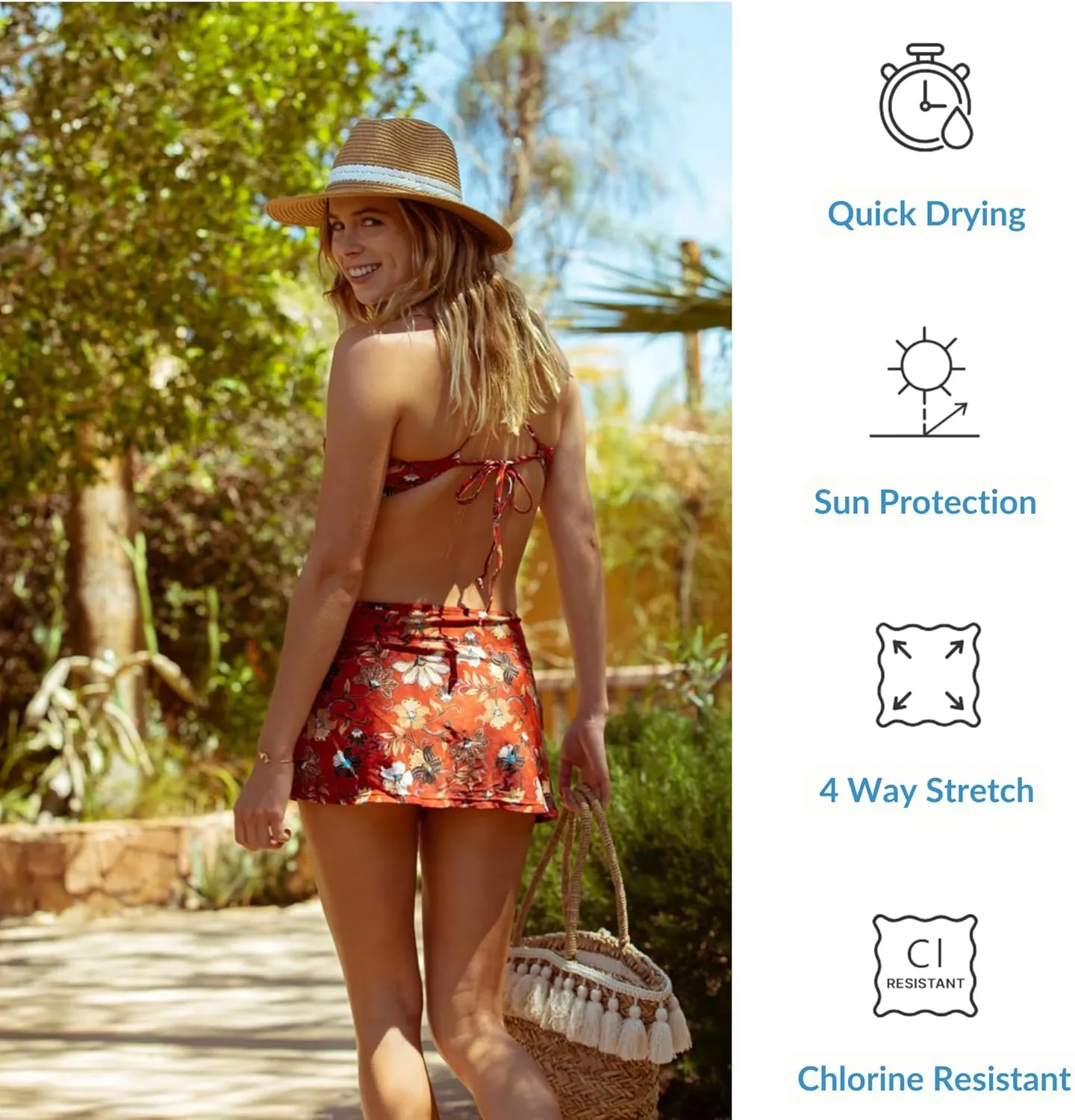 Sporti Active Swim Skort Bottom