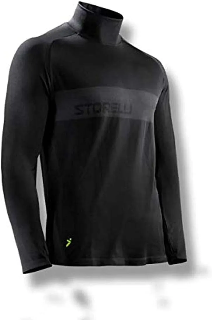 Storelli TechniCasual Training Tech Mock Undershirt | Long-Sleeve Soccer Base Layer | Half-Length Turtleneck