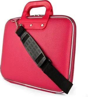 SUMAC 13 Inch Laptop Briefcase Bag-Compact,Water-Resistant Case for 2024 MacBook Air M3,XPS 13,Spectre-x360 (Pink-14)