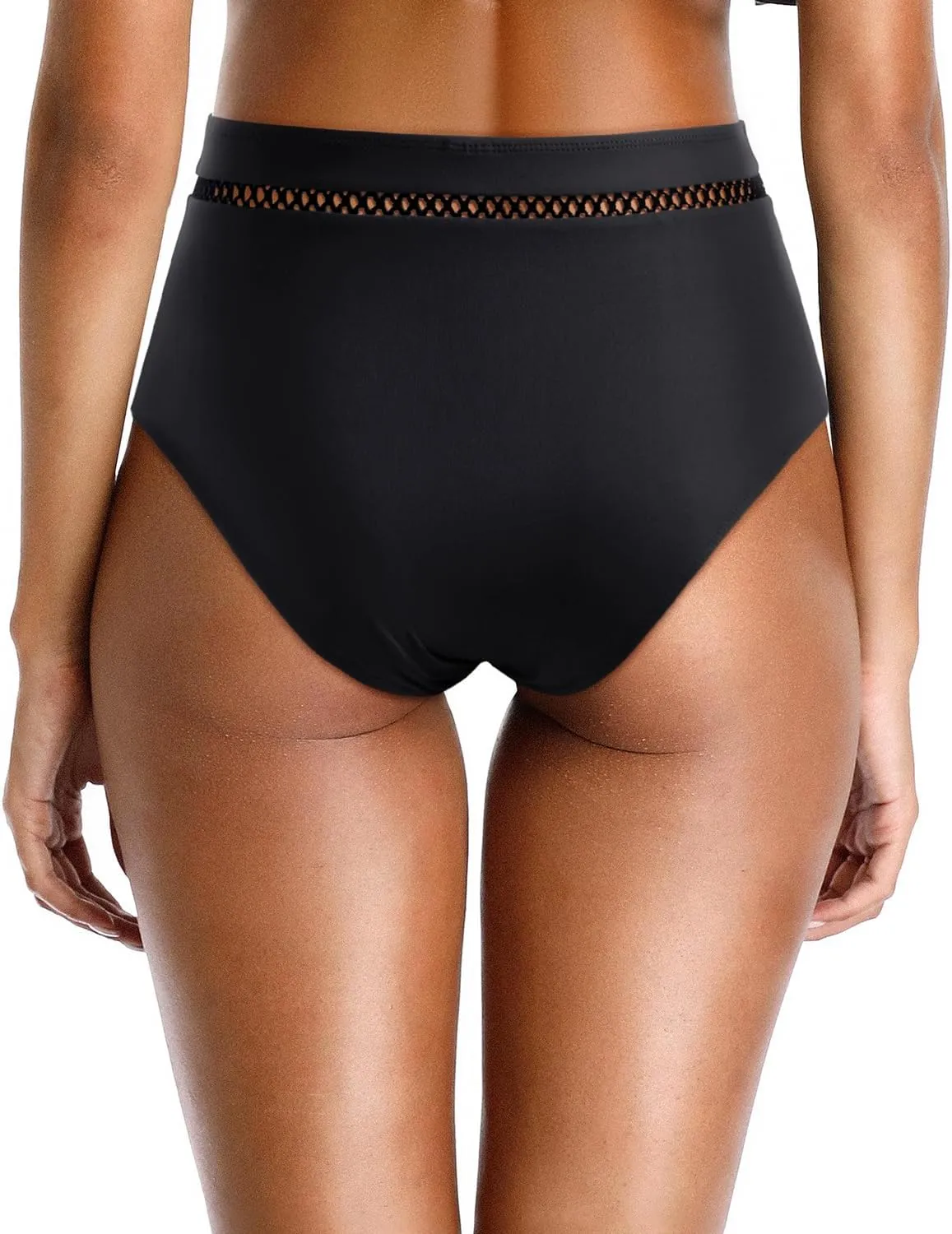 Tempt Me Women High Waisted Bikini Bottom Full Coverage Swimsuit Bottom