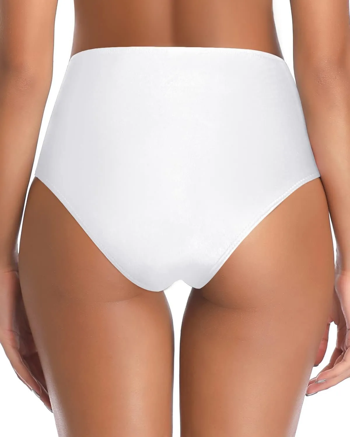 Tempt Me Women High Waisted Bikini Bottom Full Coverage Swimsuit Bottom