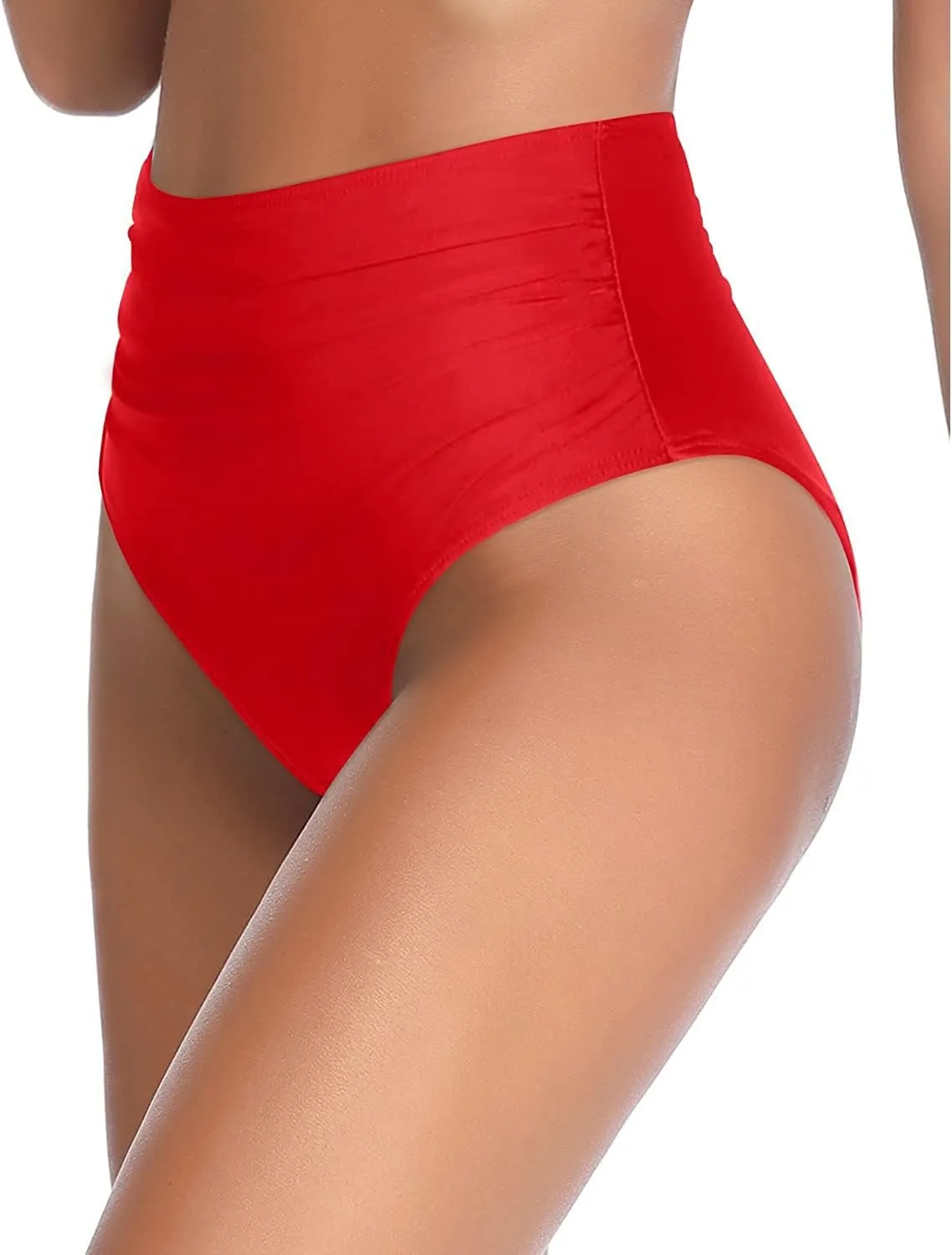 Tempt Me Women High Waisted Bikini Bottom Full Coverage Swimsuit Bottom