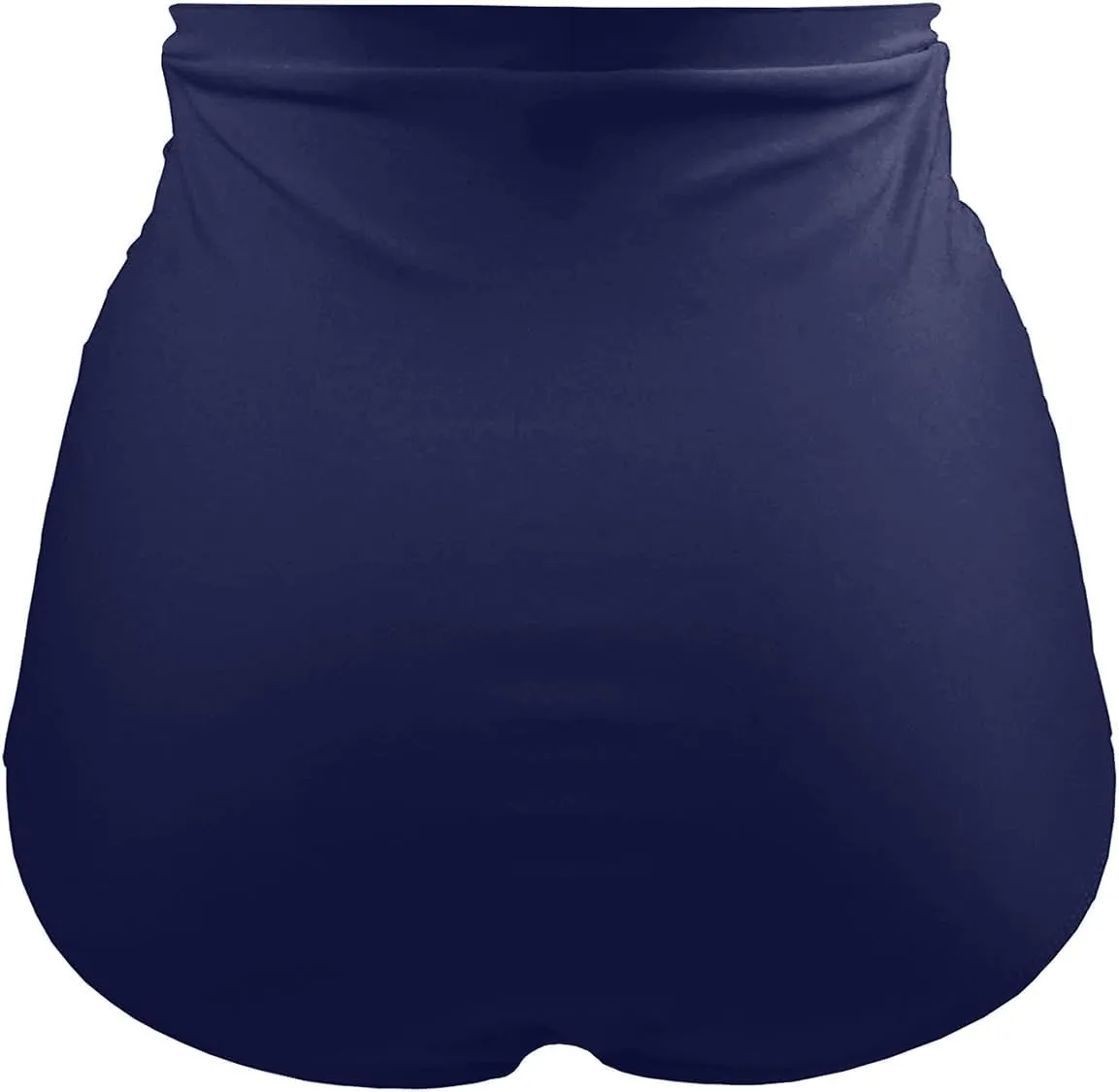 Tempt Me Women's High Waisted Swimsuit Bottom Tummy Control Ruched Bikini Bottom Vintage Swim Bottom Tankini Briefs
