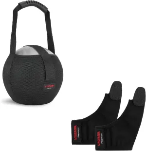 VISEMAN Bowling Mesh Bag & Bowling Thumb Saver Protector Sets, Ball Bag for Bowling, Single Bowling Bag with Reinforced Handle, Lightweight Bowling Thumb Guard Sock