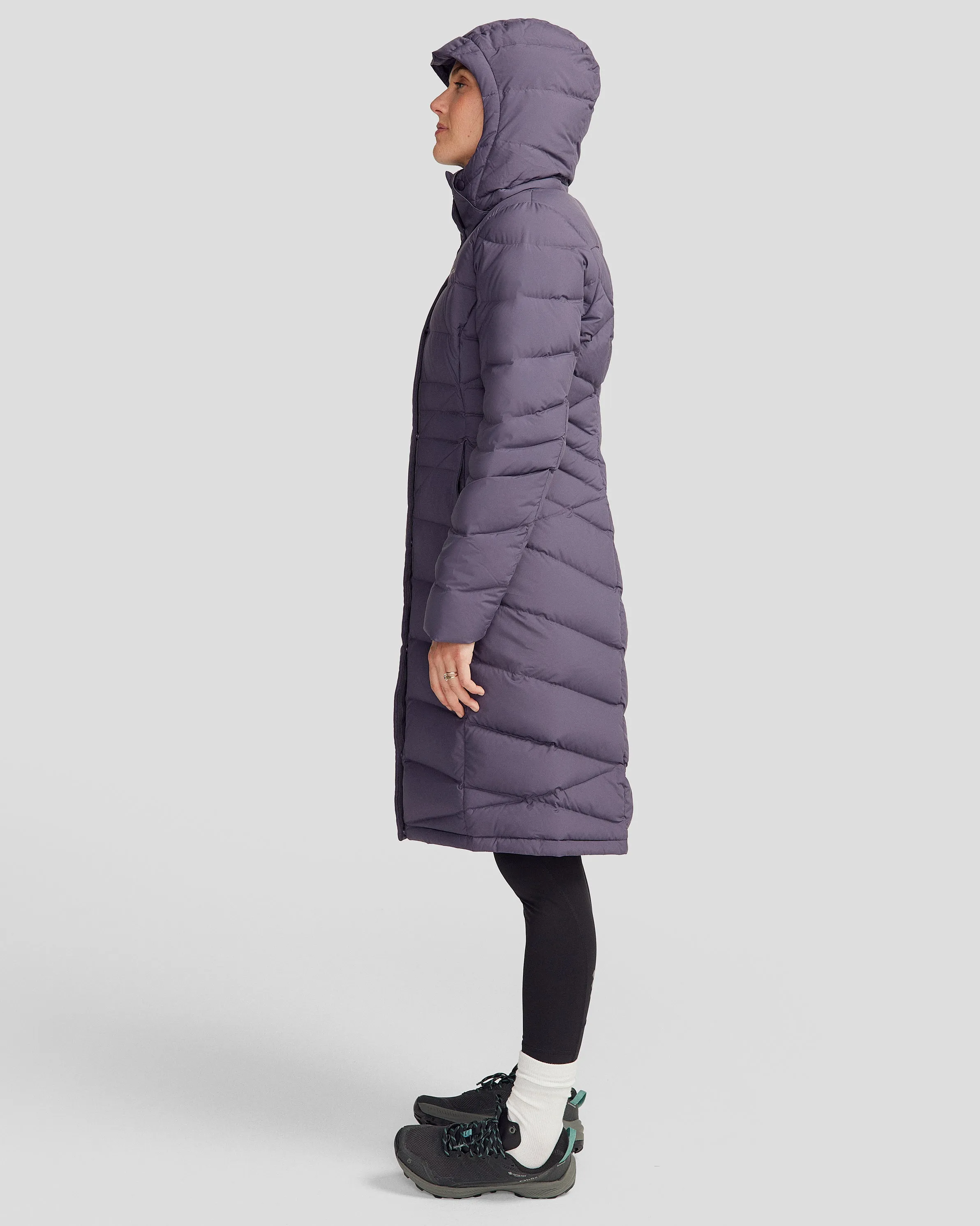 Winterburn Women's Longline Down Coat v2 - Orbit