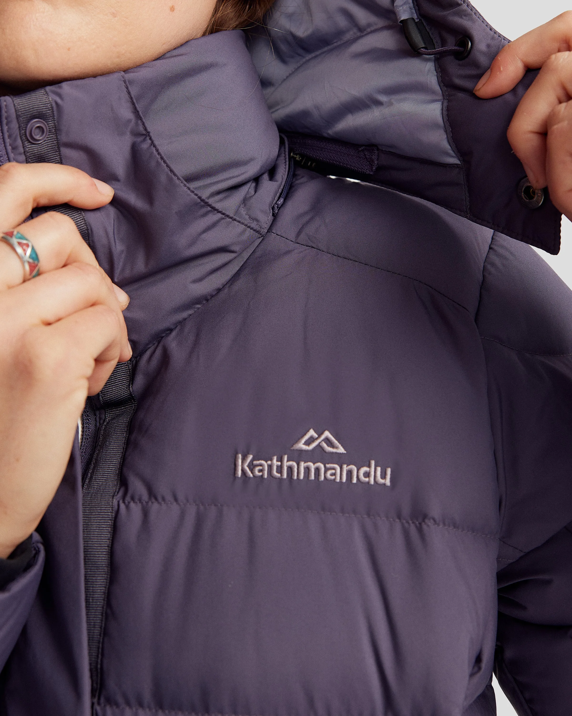 Winterburn Women's Longline Down Coat v2 - Orbit