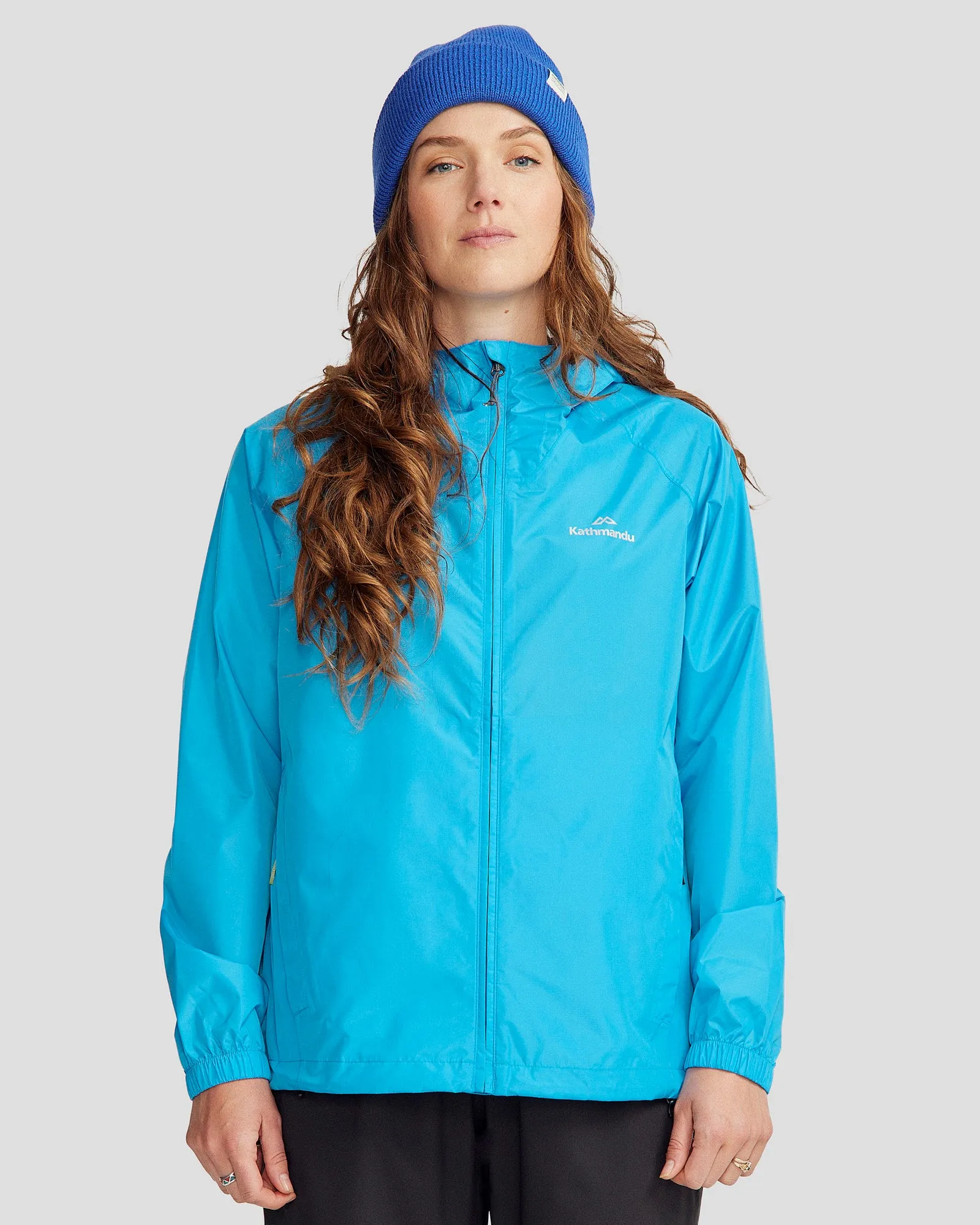 Women's Pocket-it 2-layer Rain Jacket - Sea Blue
