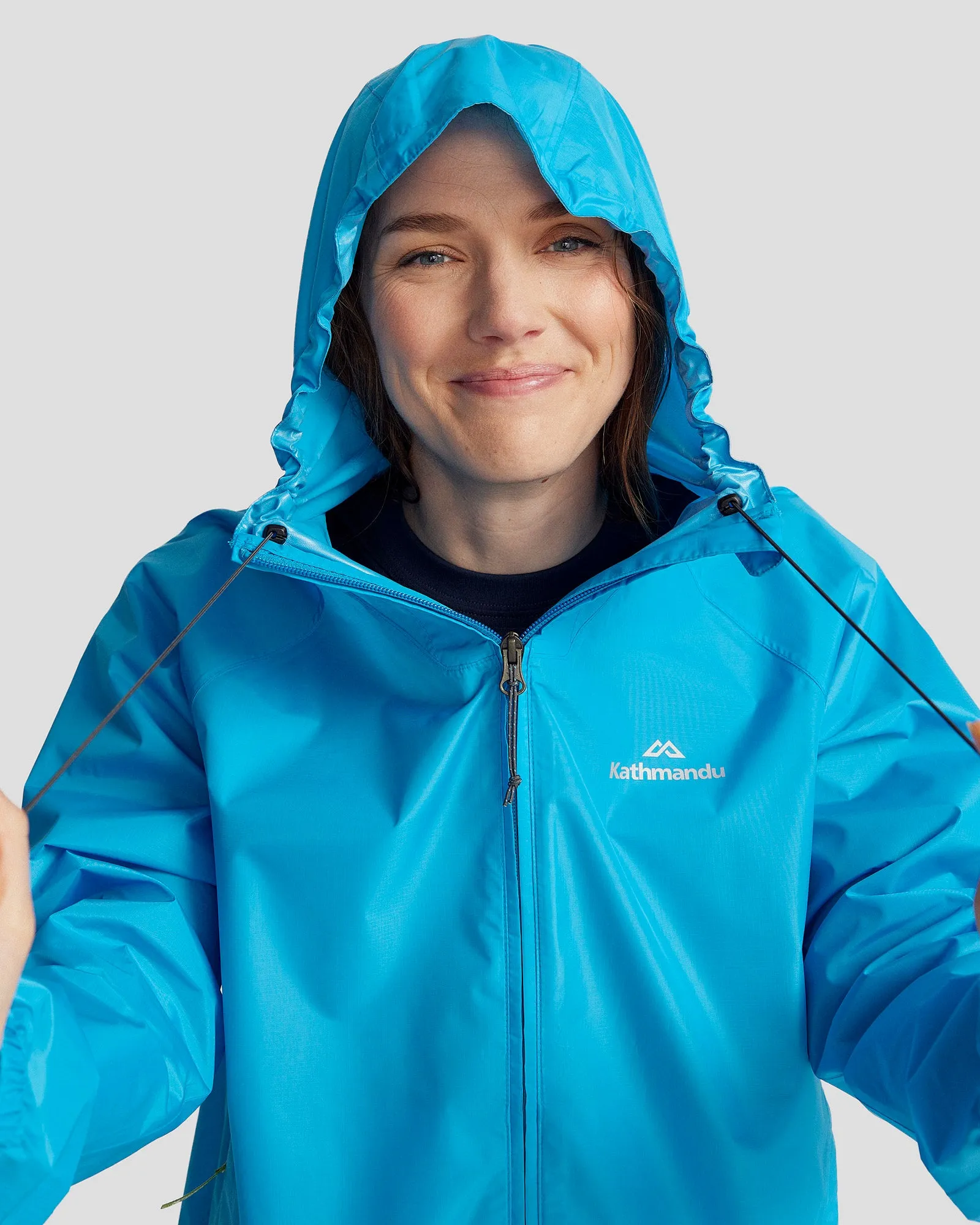 Women's Pocket-it 2-layer Rain Jacket - Sea Blue