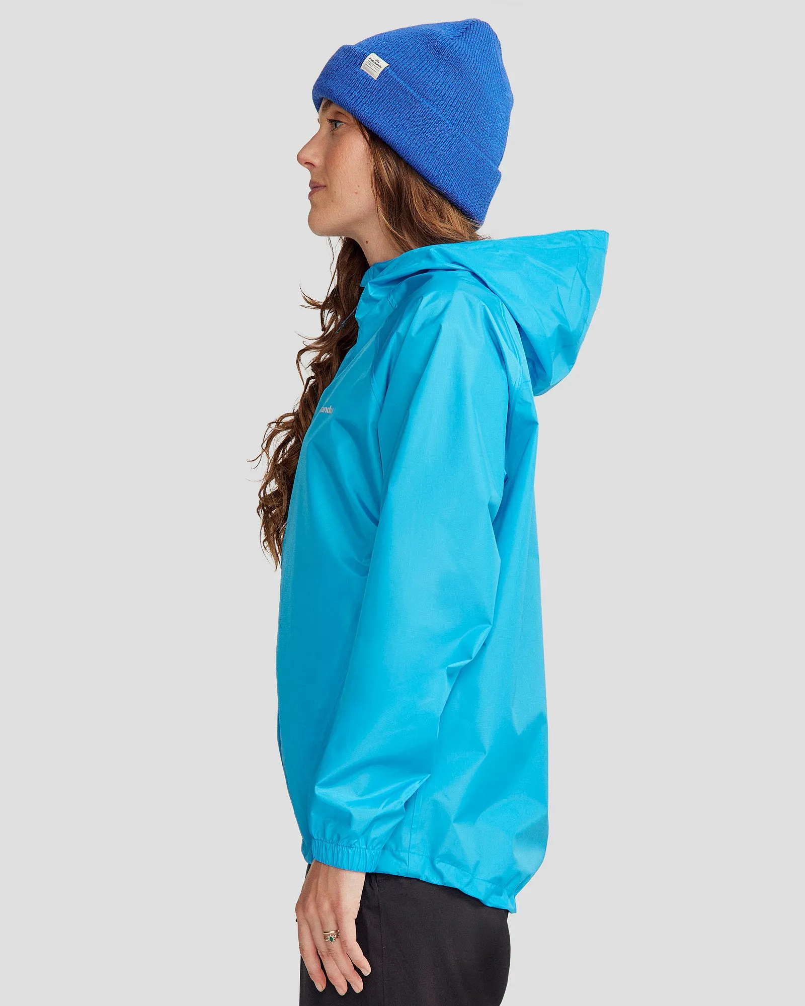 Women's Pocket-it 2-layer Rain Jacket - Sea Blue