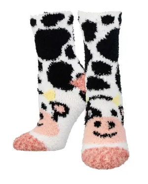 Women's SockSmith Moo Cow Socks  Cozy Up with Cow Cuteness