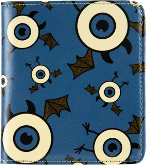 Womens Walle Rfid Blocking Small Compact Bifold Pocket Wallet Women travel mini wallet Ladies Purse with ID Window (Cute Bat)